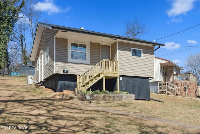 view of front of home