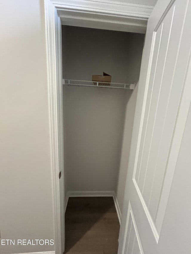 view of closet