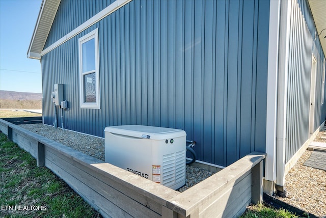 view of home's exterior featuring board and batten siding