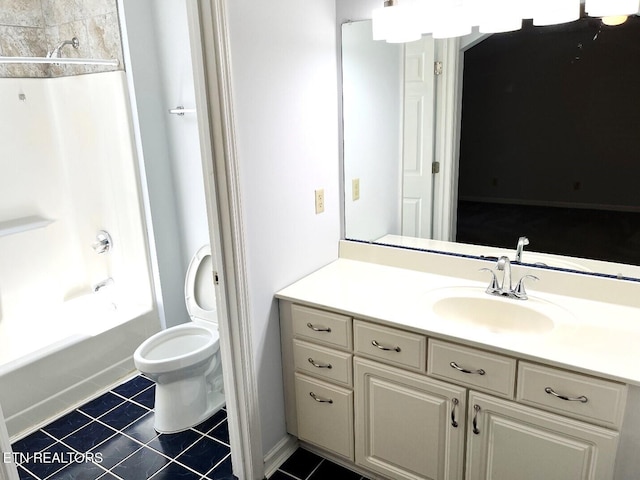 2442 Chastity Way, Knoxville, TN 37909 - full bath with vanity, toilet, washtub / shower combination, and baseboards