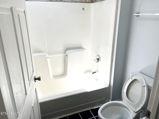 2442 Chastity Way, Knoxville, TN 37909 - bathroom with bathing tub / shower combination, toilet, and tile patterned flooring