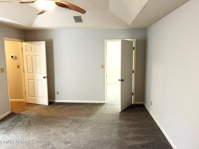 2442 Chastity Way, Knoxville, TN 37909 - unfurnished room with a ceiling fan, carpet floors, baseboards, and a textured ceiling