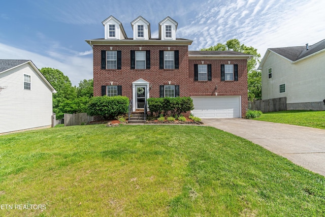 4404 Aylesbury Dr, Knoxville, TN 37918 - view of front facade featuring brick siding, driveway, and a garage