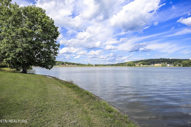 property view of water