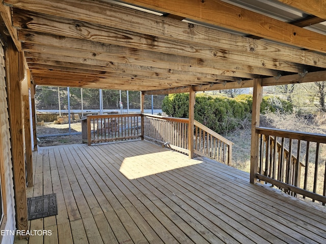 view of deck