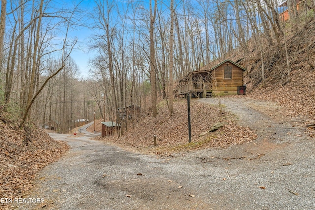 view of street