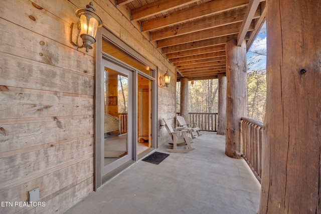 balcony with a sunroom