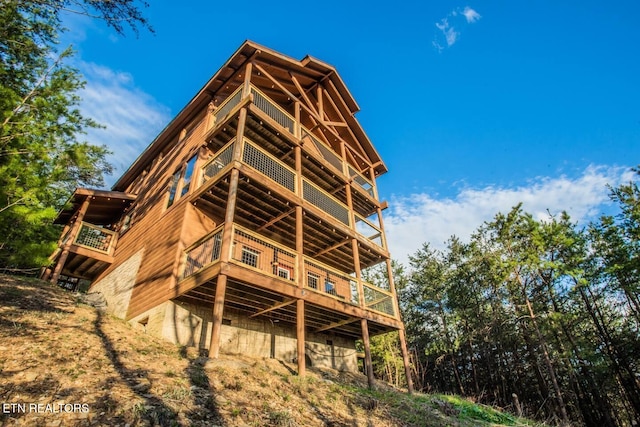 view of back of property