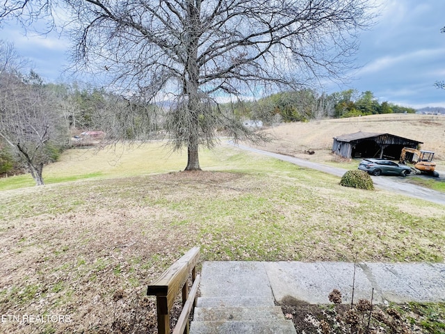 view of yard