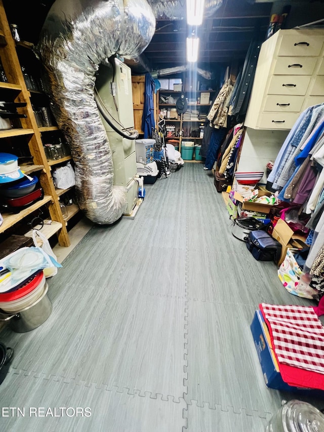 view of storage room