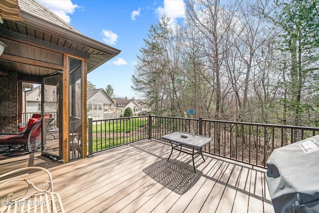 12 Inwood Dr, Fairfield Glade, TN 38558 - wooden terrace featuring a residential view
