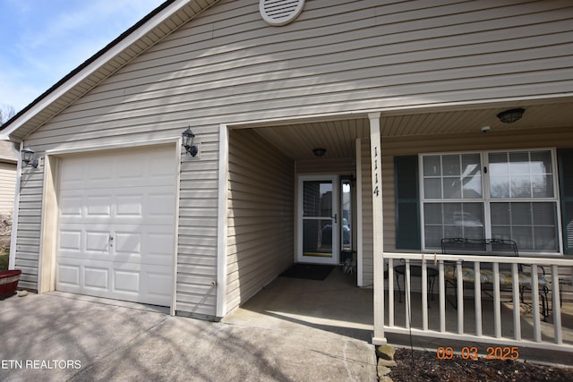 exterior space featuring a porch