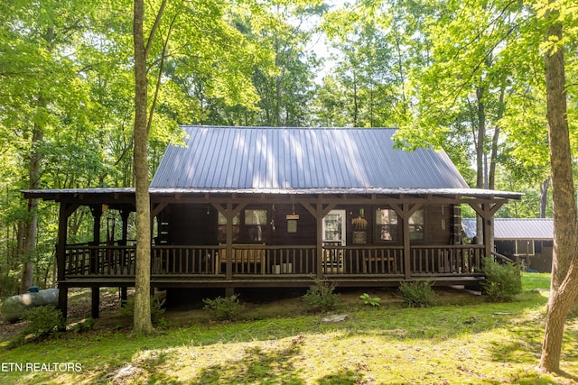 784 Wilderness Trl, Oneida, TN 37841 - view of front facade featuring metal roof