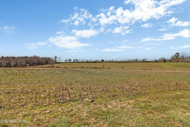 view of landscape with a rural view