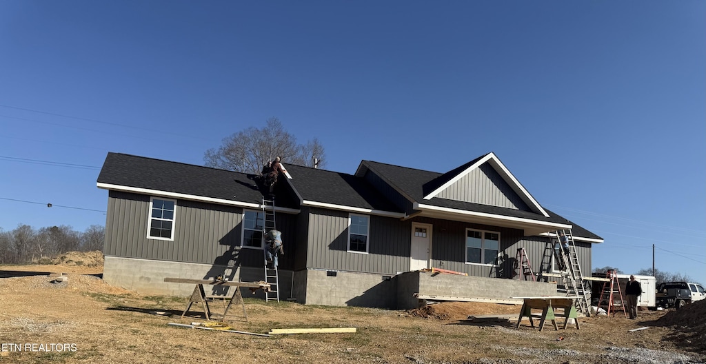 view of back of property