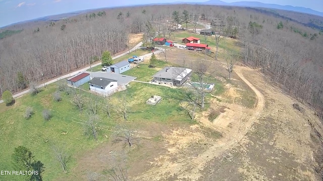 798 Christenson Rd, Deer Lodge, TN 37726 - aerial view with a view of trees and a rural view