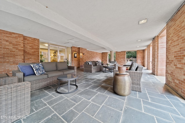 view of patio / terrace with an outdoor hangout area