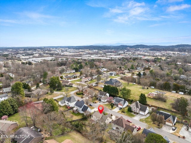 birds eye view of property featuring a residential view