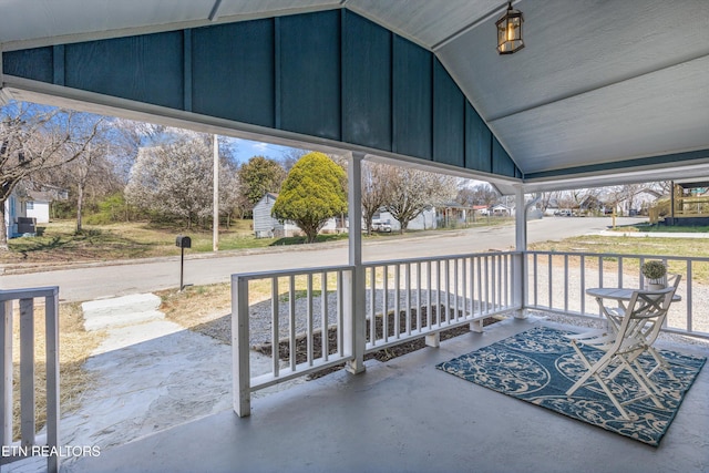 view of patio / terrace featuring a porch