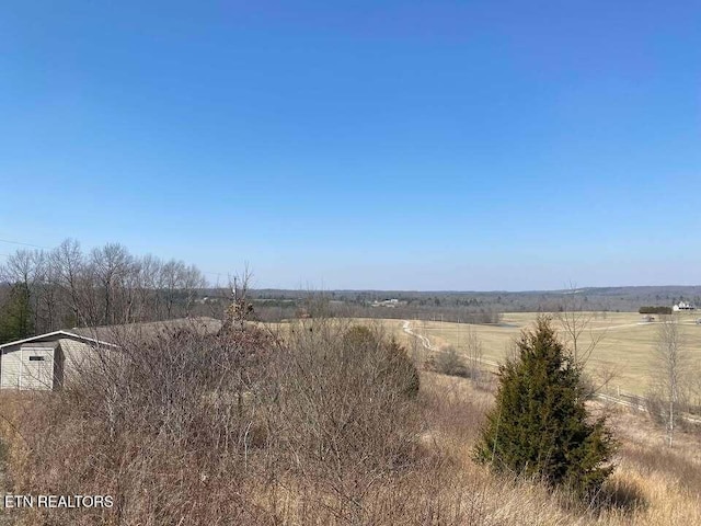 view of nature with a rural view