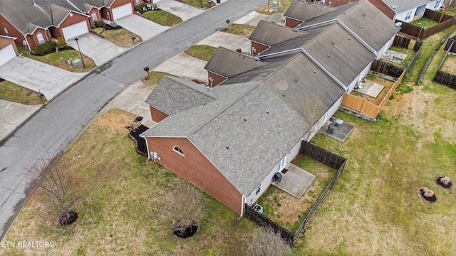 drone / aerial view featuring a residential view