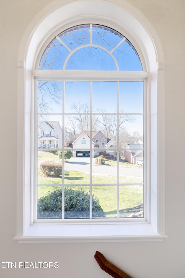 details featuring a residential view