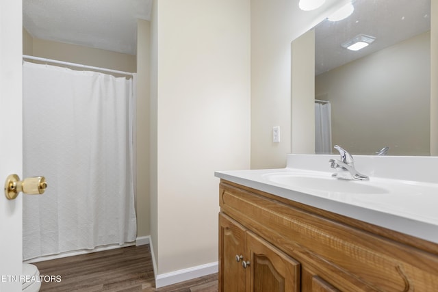 108 Burke St, Pennington Gap, VA 24277 - bathroom featuring vanity, toilet, and wood finished floors