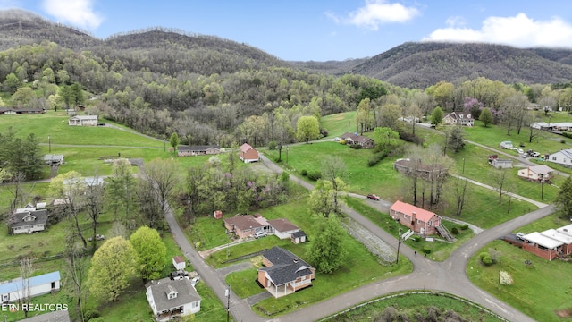 108 Burke St, Pennington Gap, VA 24277 - bird's eye view with a view of trees and a mountain view