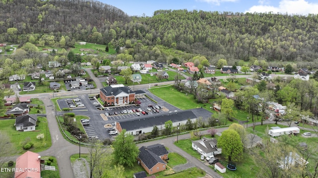 108 Burke St, Pennington Gap, VA 24277 - aerial view featuring a wooded view and a residential view
