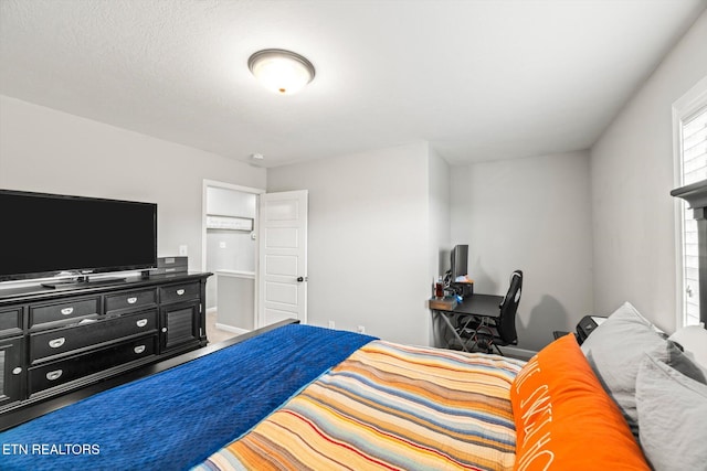 bedroom with baseboards