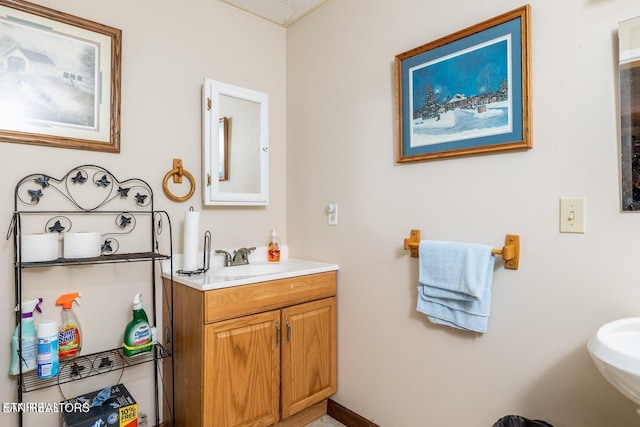 bathroom with a sink