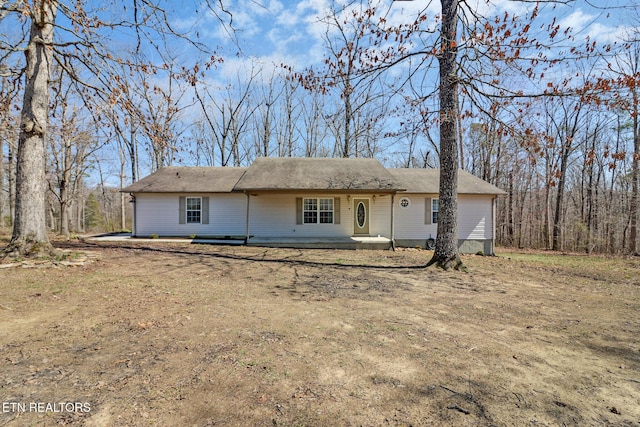 view of front of home