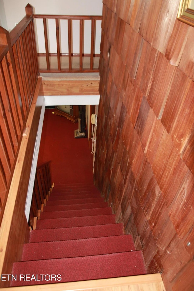 view of staircase