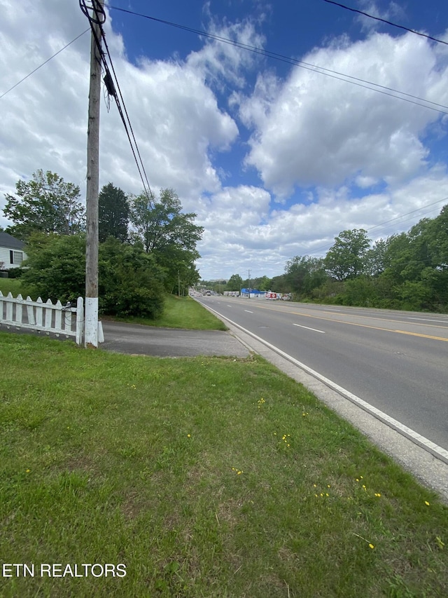 view of road