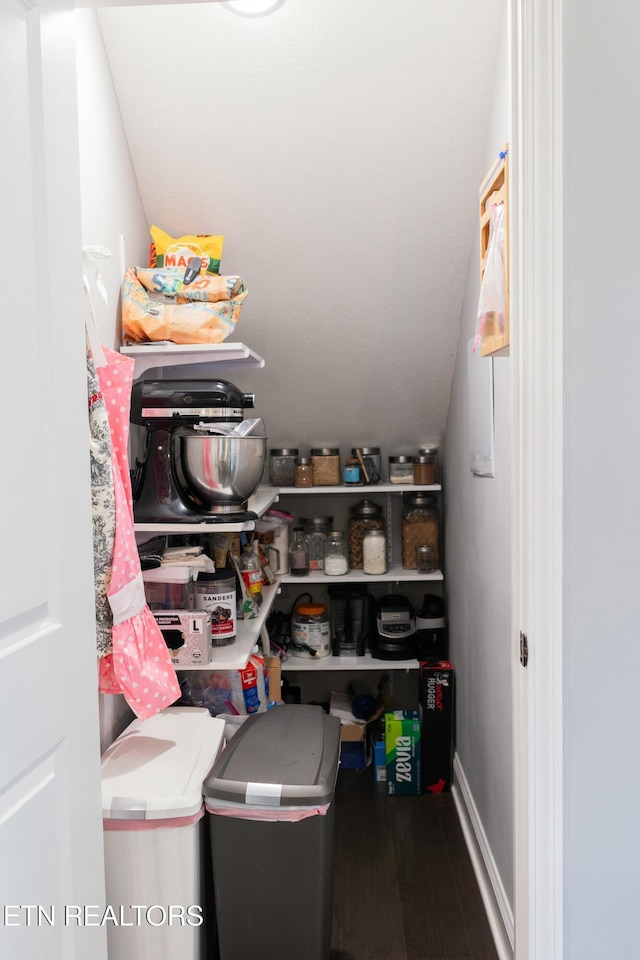 view of pantry