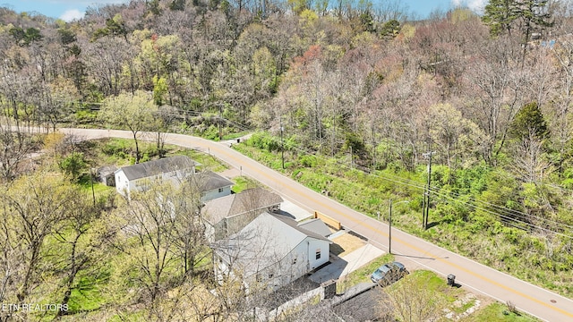 aerial view with a view of trees