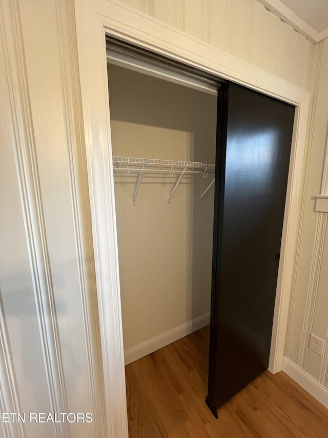 view of closet