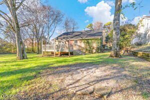 8836 Nubbin Ridge Rd, Knoxville, TN 37923 - view of yard with a deck