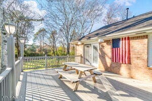 8836 Nubbin Ridge Rd, Knoxville, TN 37923 - view of wooden deck