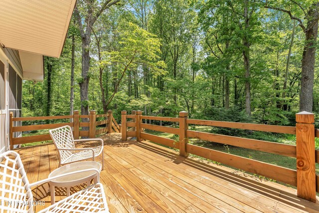 1025 Lowe Rd, Cohutta, GA 30710 - view of deck