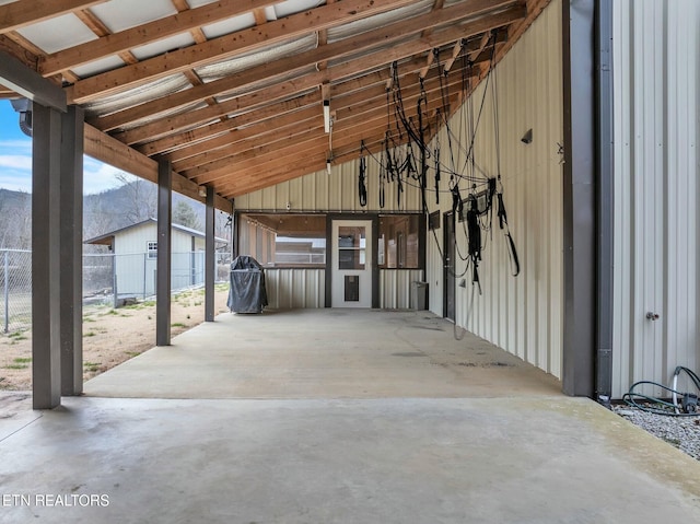 view of stable