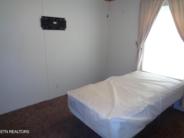 bedroom with carpet floors