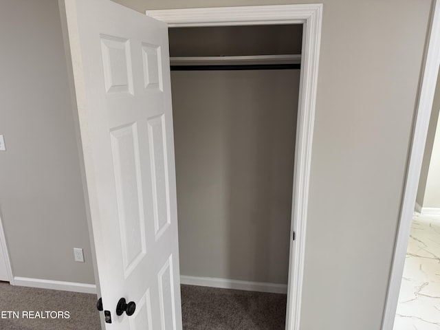 view of closet