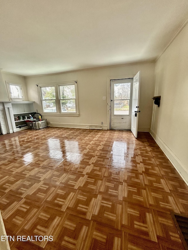 entrance foyer with baseboards