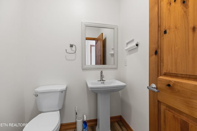 285 Redwood Dr, Dandridge, TN 37725 - half bath featuring toilet and baseboards