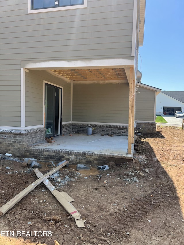 exterior space with a patio area
