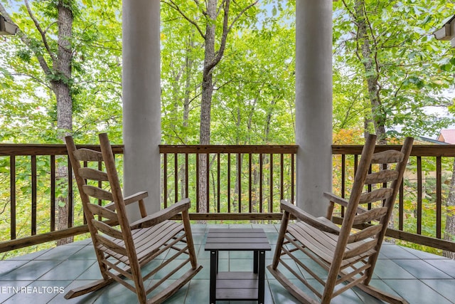 view of deck