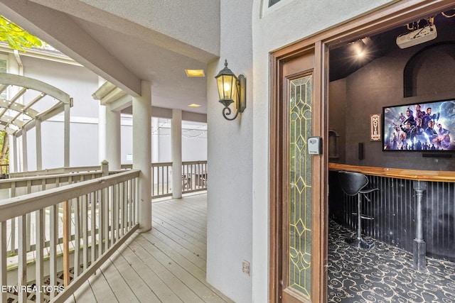 view of deck