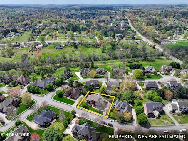 231 Gwinhurst Rd, Knoxville, TN 37934 - drone / aerial view with a residential view