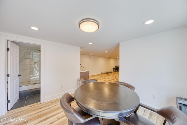 231 Gwinhurst Rd, Knoxville, TN 37934 - dining room featuring recessed lighting, light wood finished floors, and baseboards